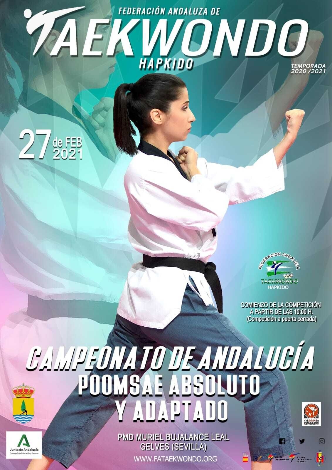 cartel evento taekwondo 27 febr 21