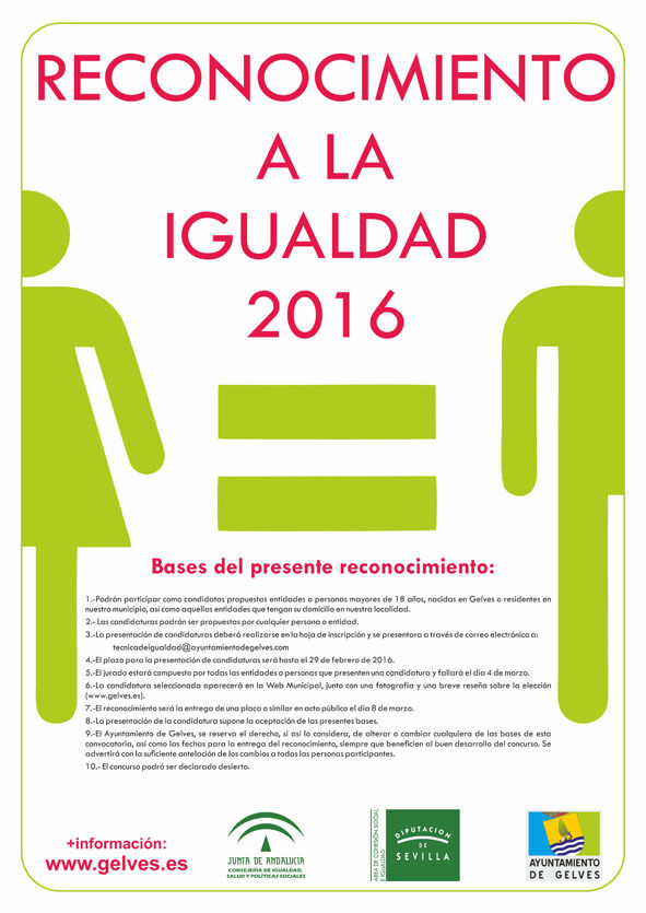 cartel reconocimiento a la igualdad 2016w