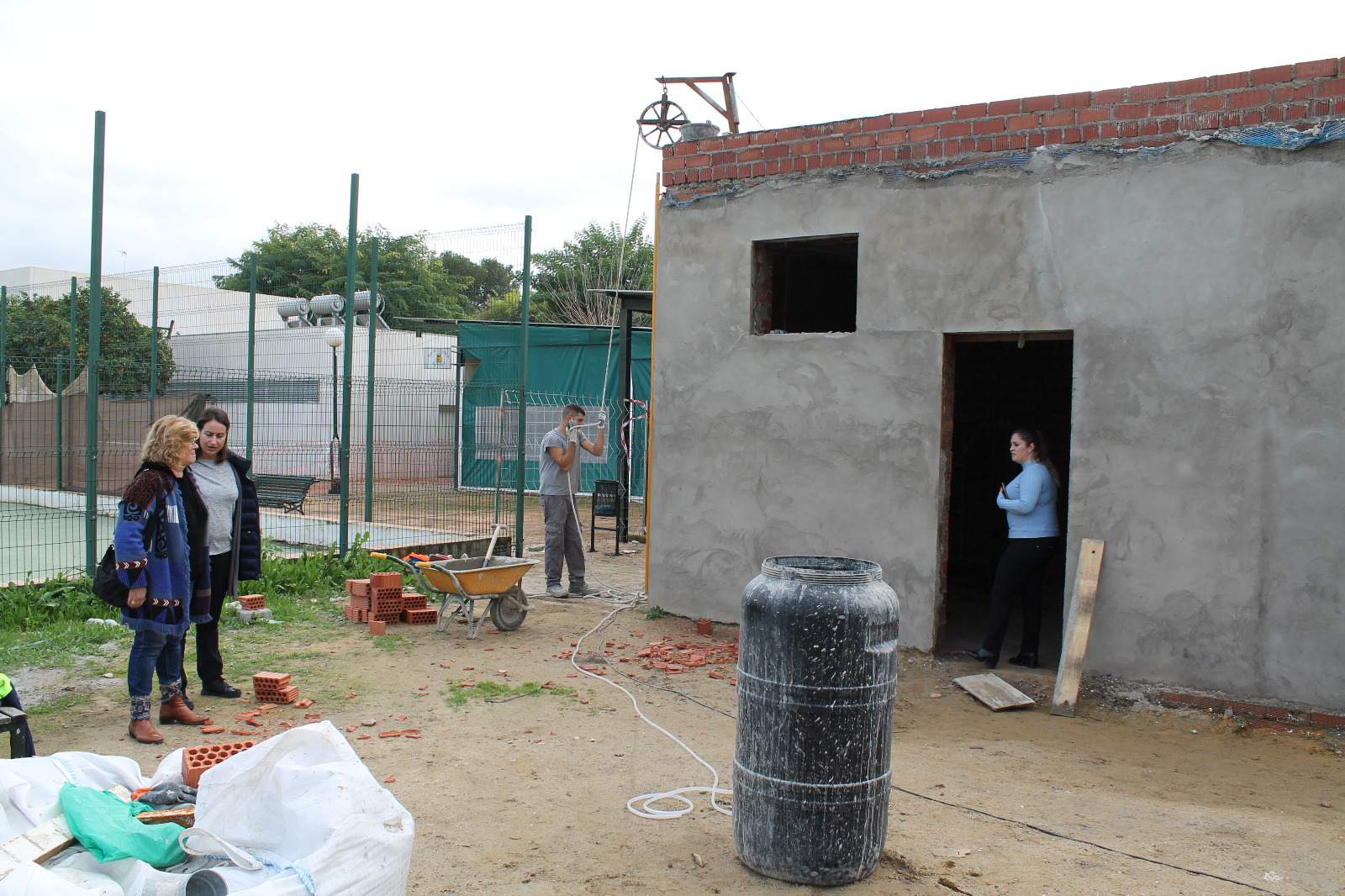 La alcaldesa visita varias obras municipales