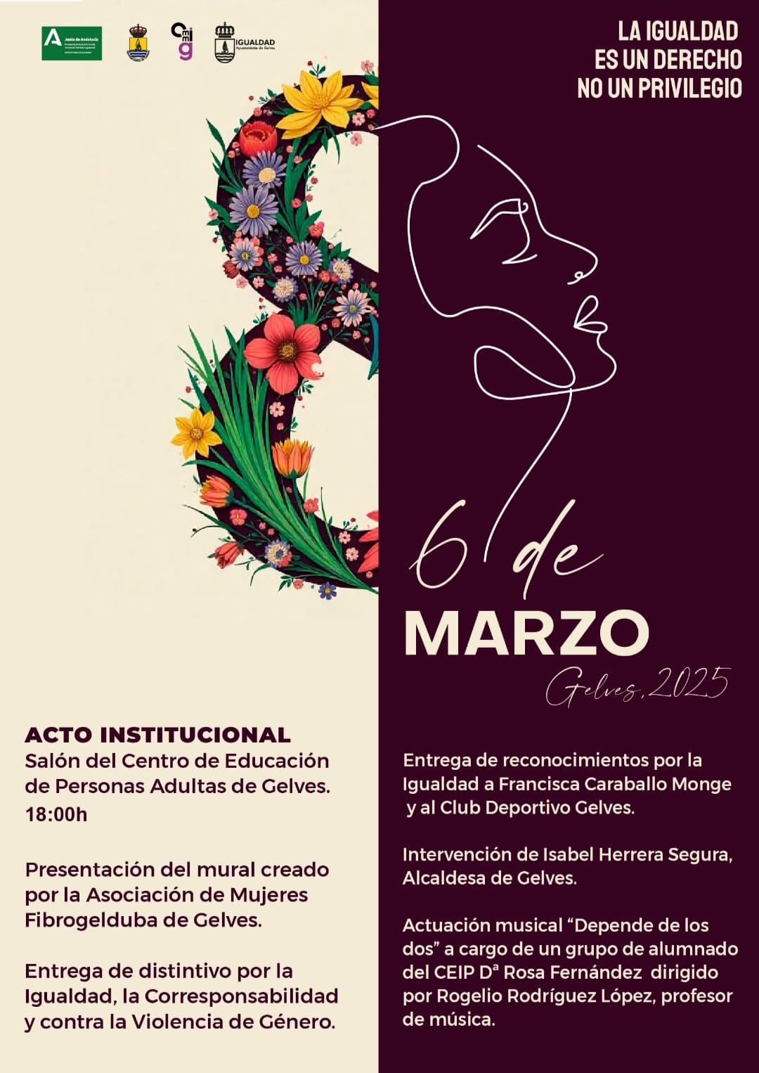 cartel acto institucional 6 marzo