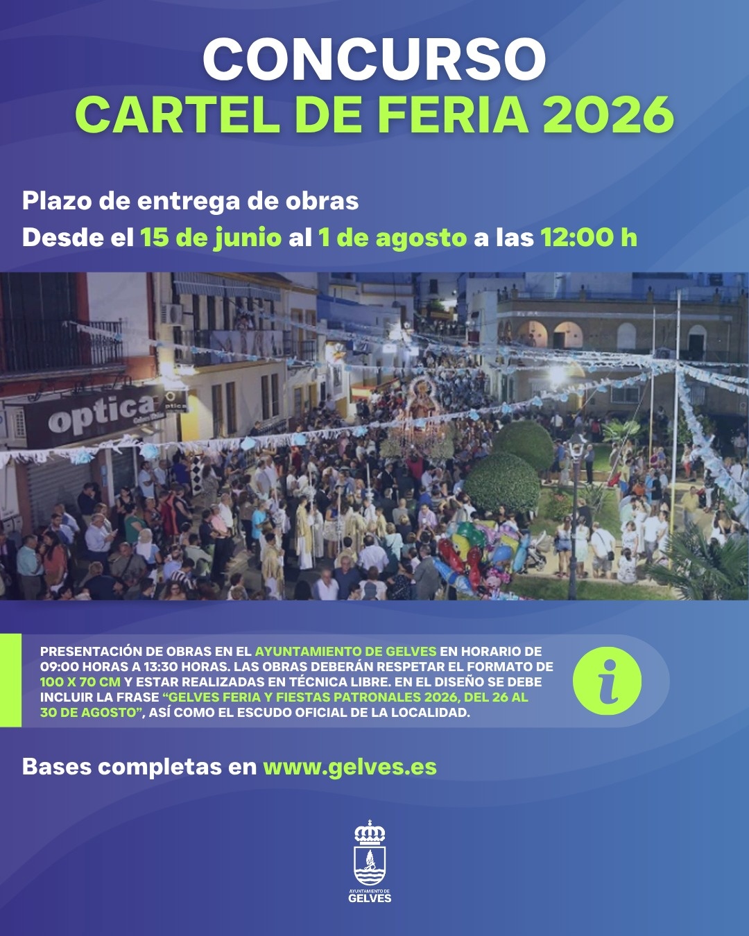 cartel concurso cartel feria gelves 2026