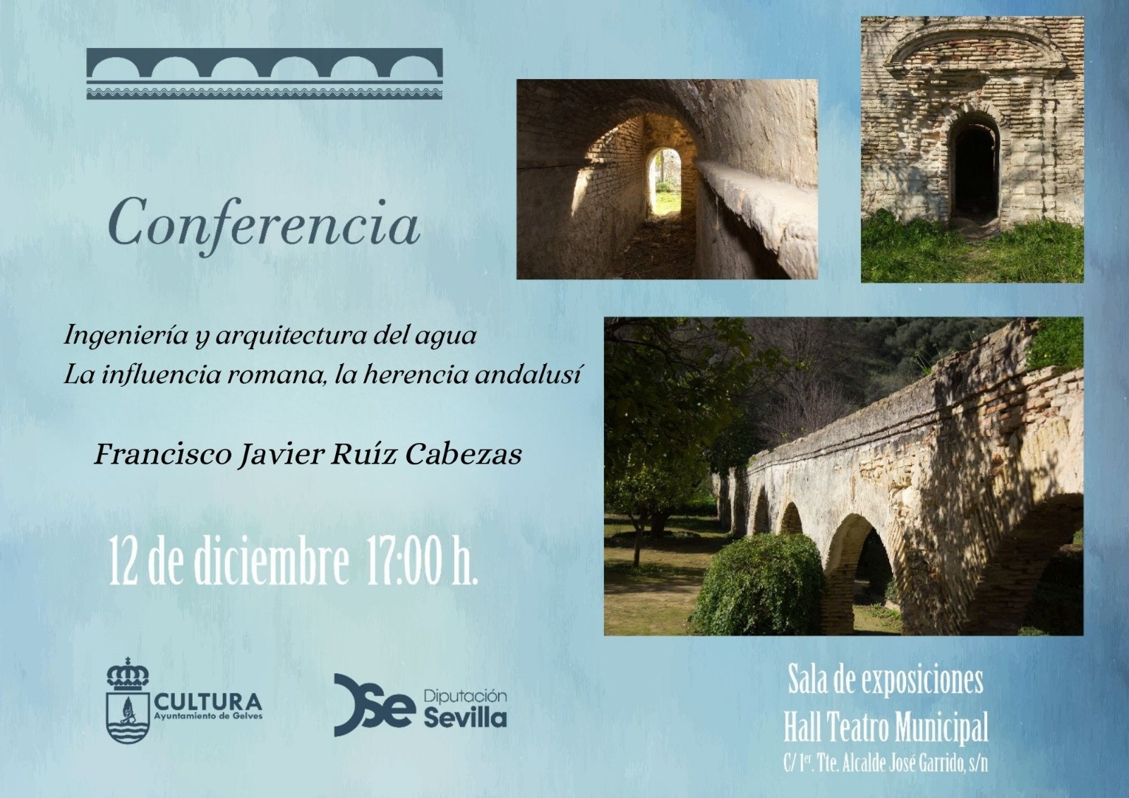 cartel conferencia agua 12 dic 2025