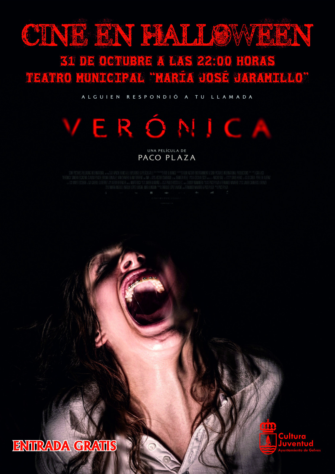 cartel pelicula adultos halloween 2019