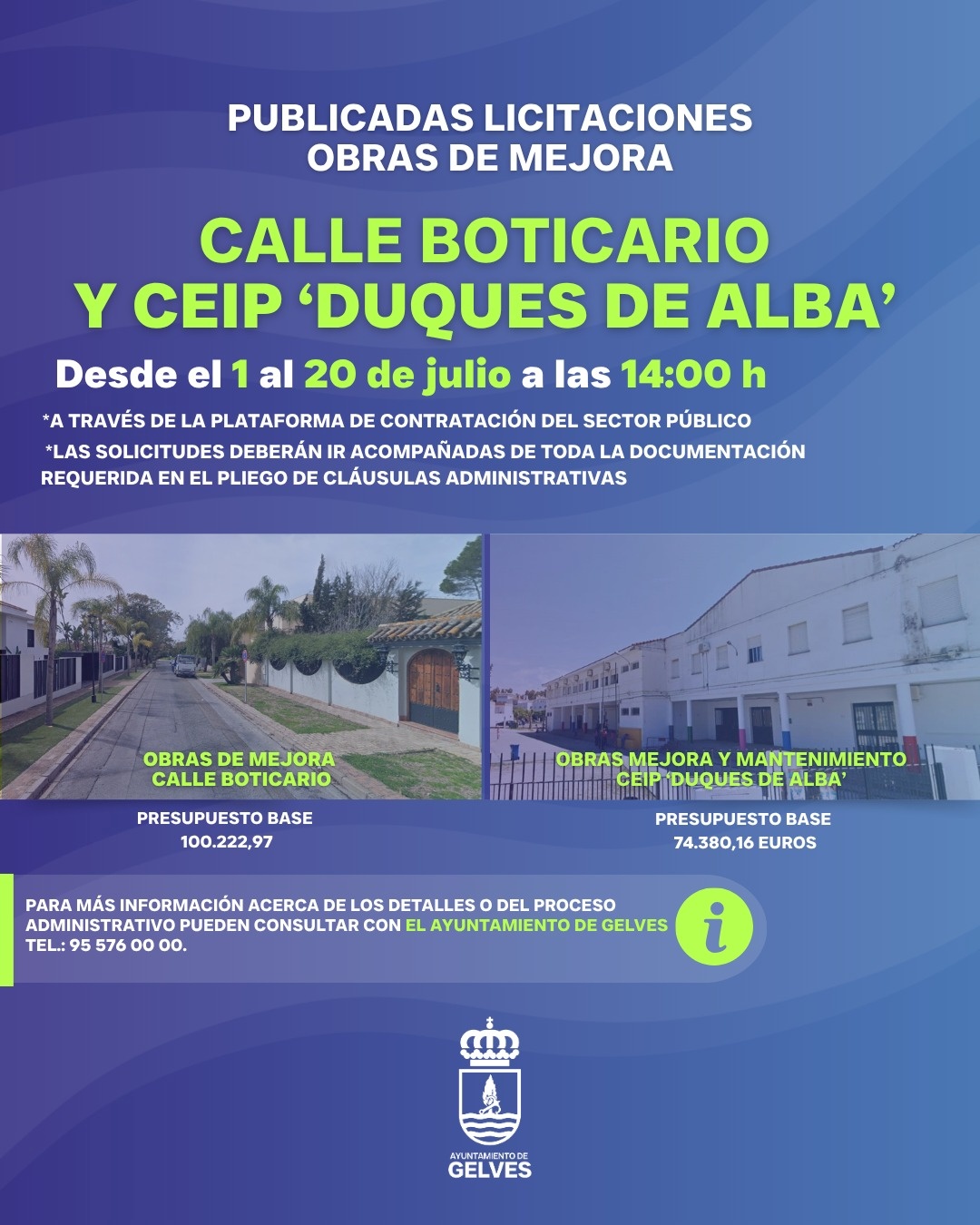 licitaciones julio 2026 gelves
