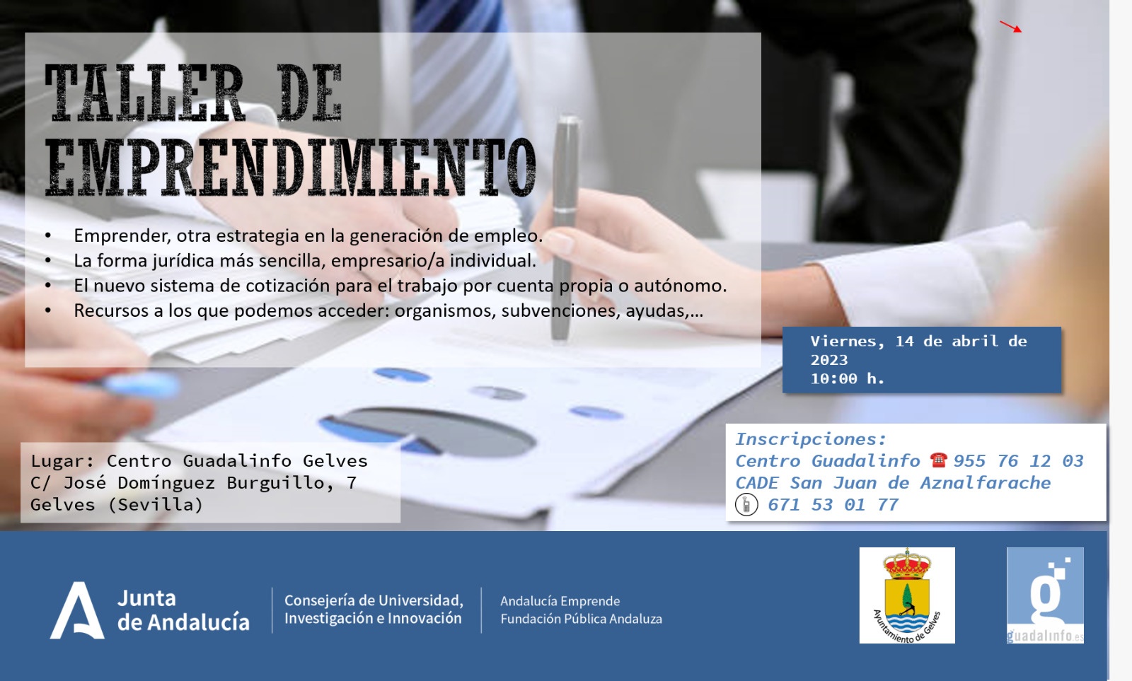taller de emprendimiento 14 abril 23