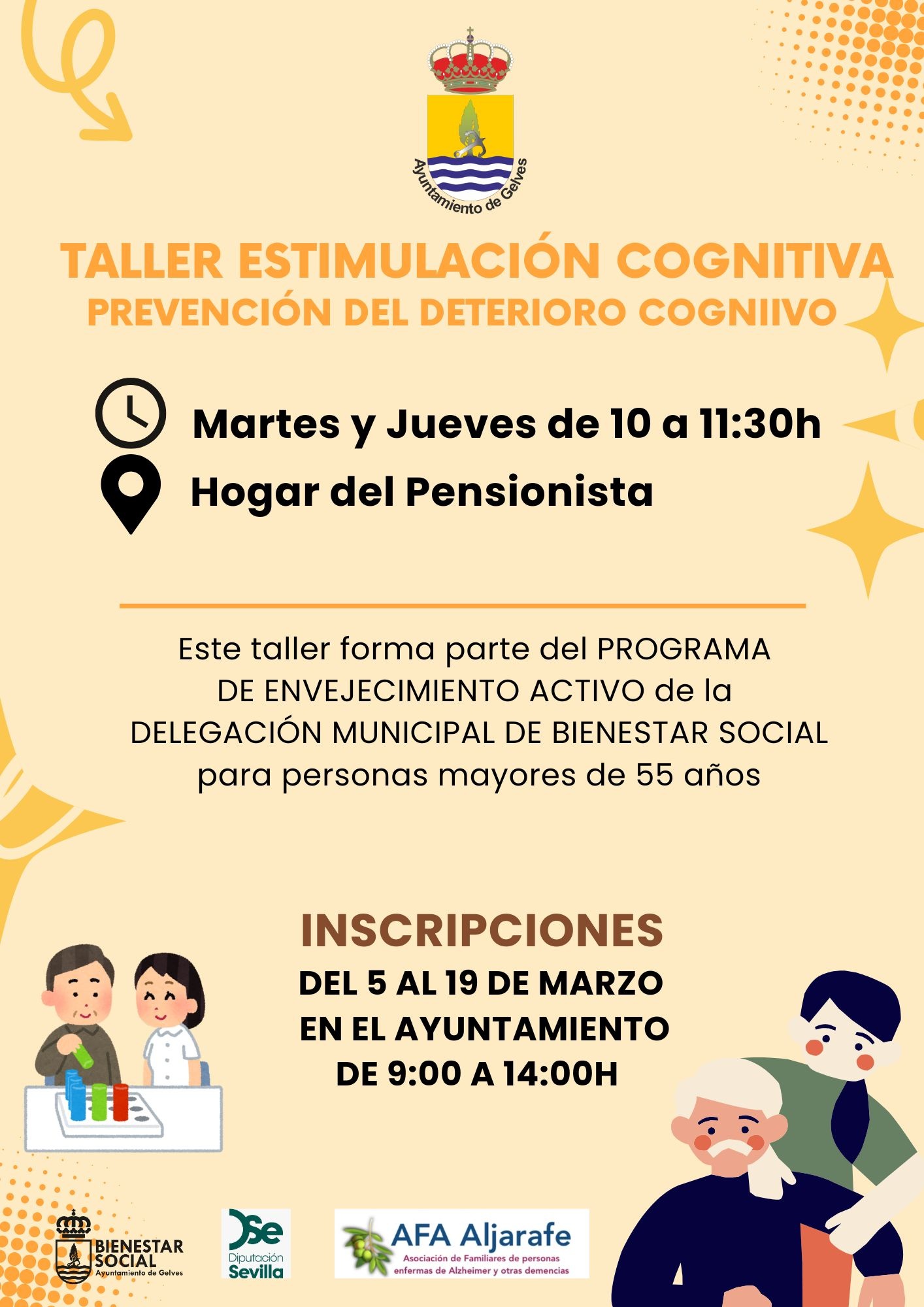 Documento A4 vertical llamativo para búsqueda laboral naranja