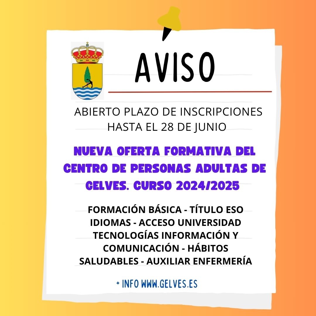 ABIERTO EL PLAZO DE INSCRIPCIONES