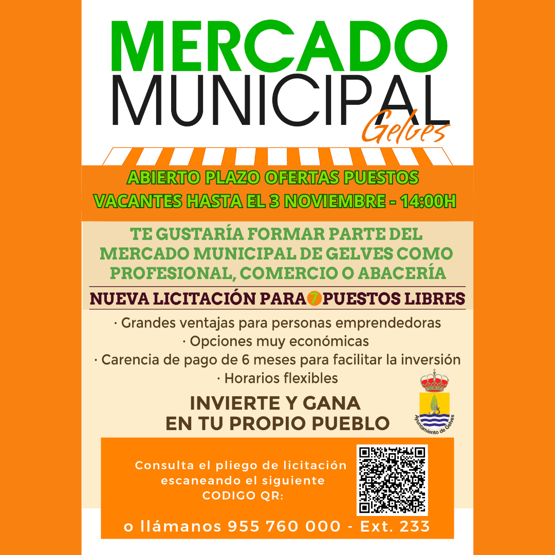 ABIERTO PLAZO SOLICITUDES MERCADO OCT 25