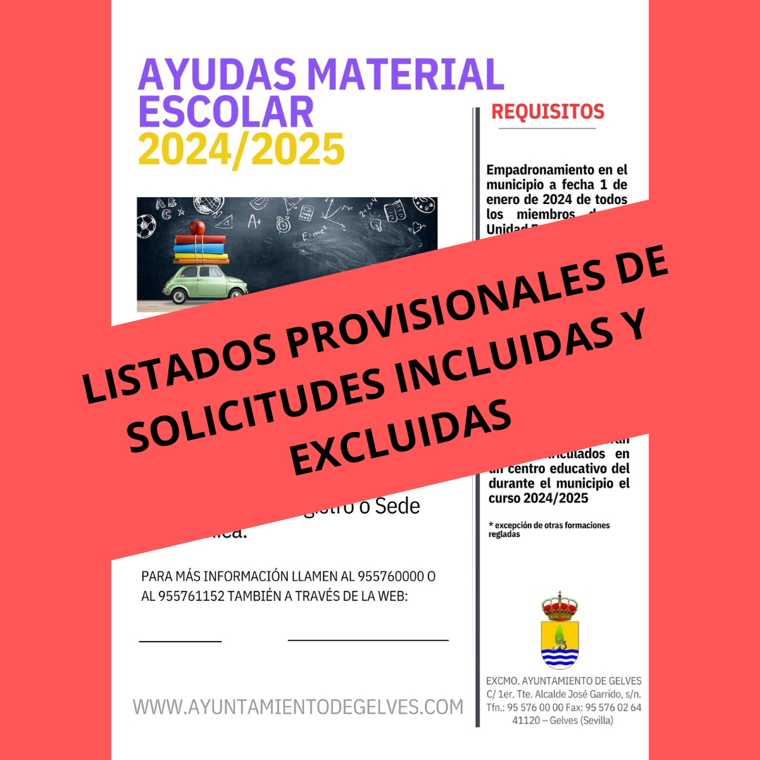 CARTEL LISTADOS PROVICIONSALES AYUDAS ESCOLARES