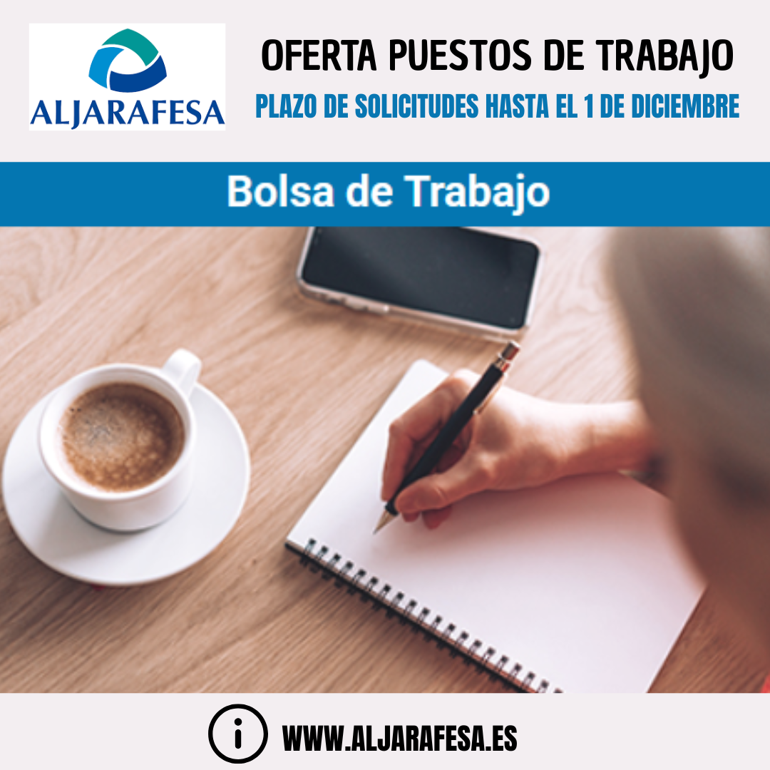 OFERTA PUESTOS DE TRABAJO ALJARAFESA