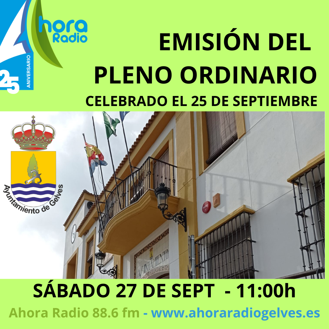 PLENO ORDINARIO EMISION RADIO