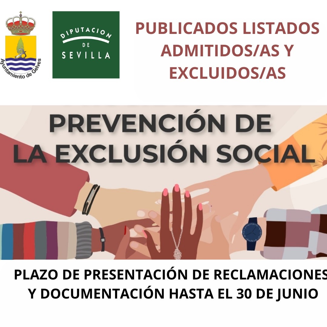 PUBLICADOS LISTADOS ADMITIDOSAS Y EXCLUIDOSAS
