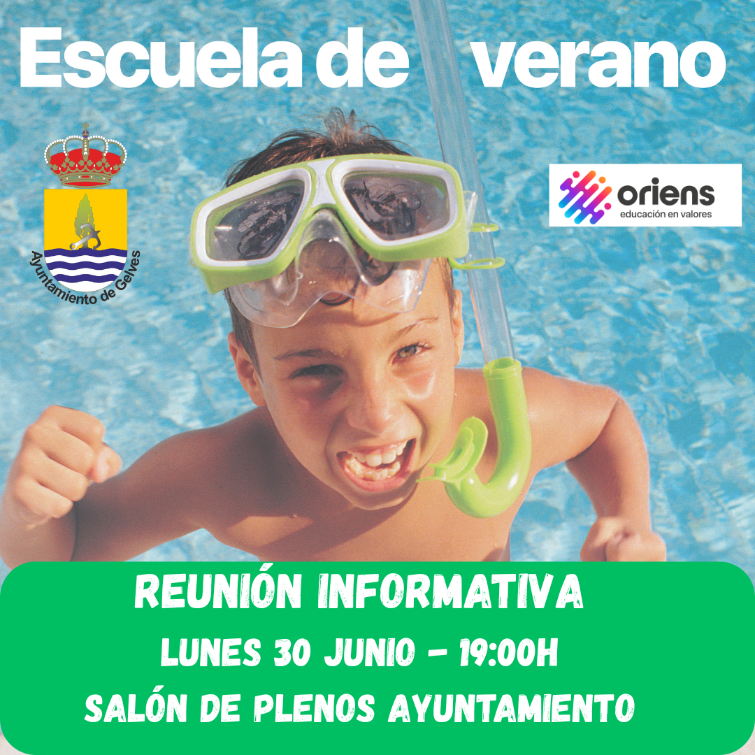 REUNIÓN INFORMATIVA LUNES 30 JUNIO - 1900H SALÓN DE PLENOS AYUNTAMIENTO