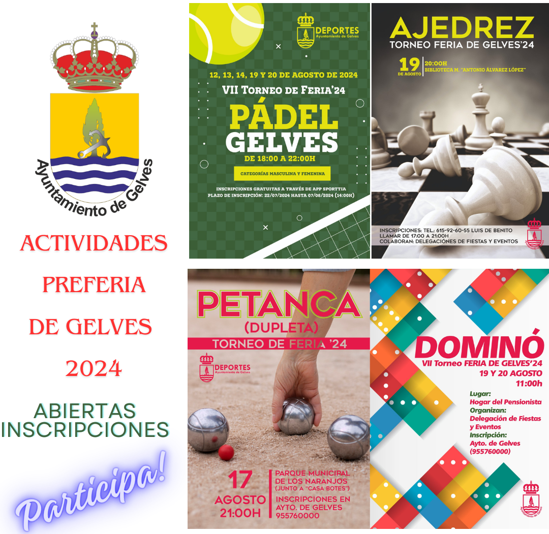 actividades preferia de gelves 2024