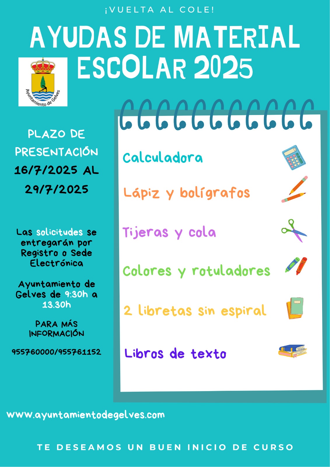 ayudas escolares 2025-26