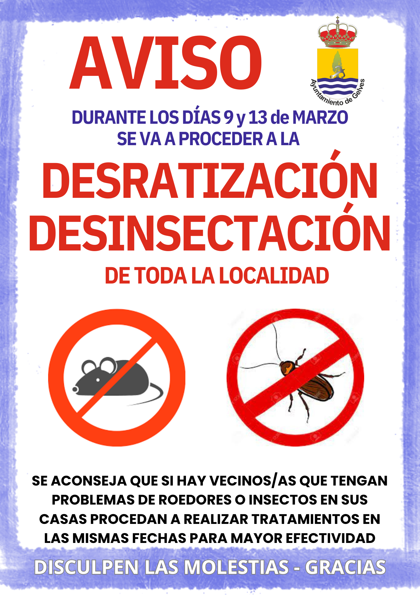 campaña desratizacion desinsectacion