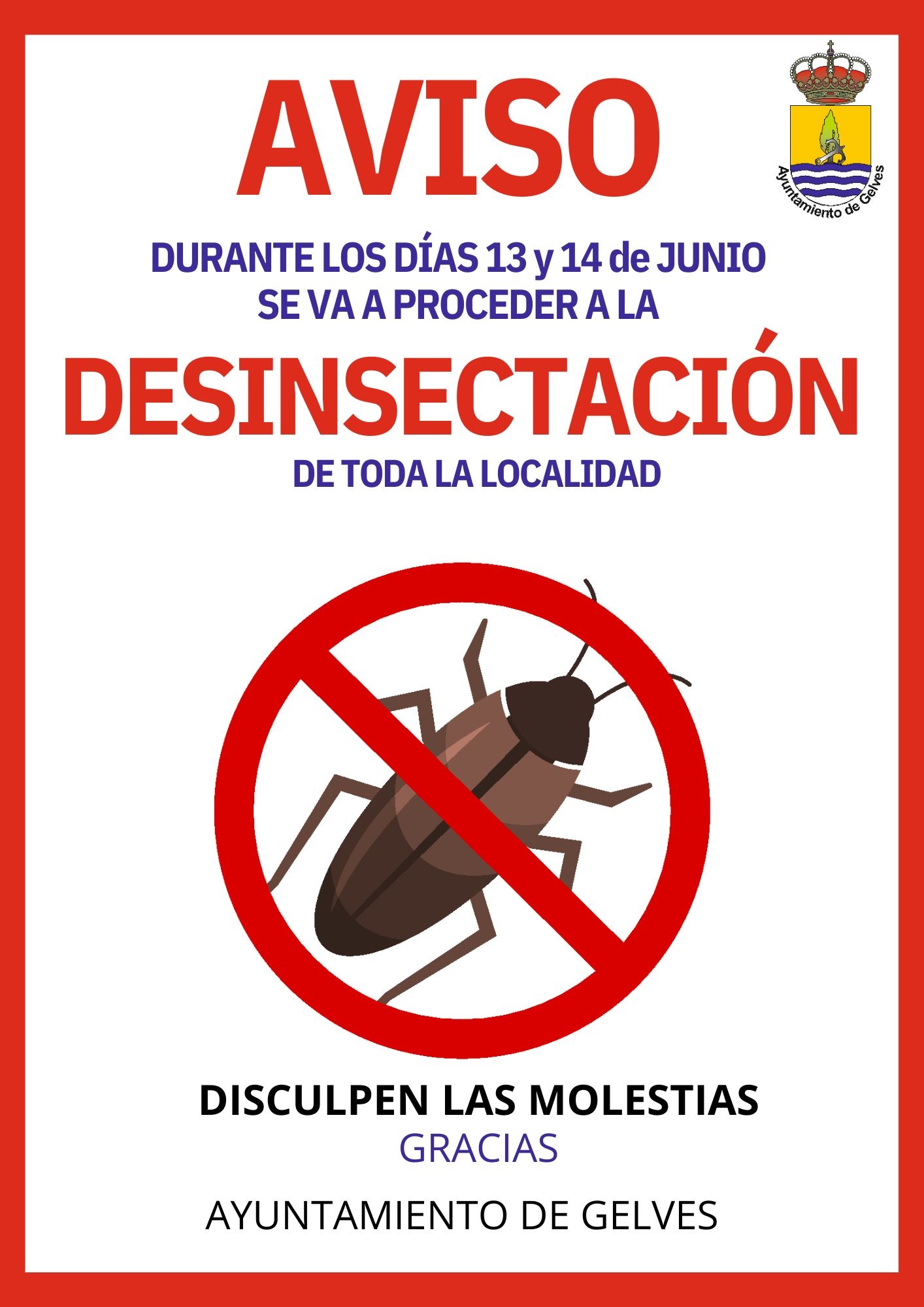 cartel DESINSECTACION junio 2024
