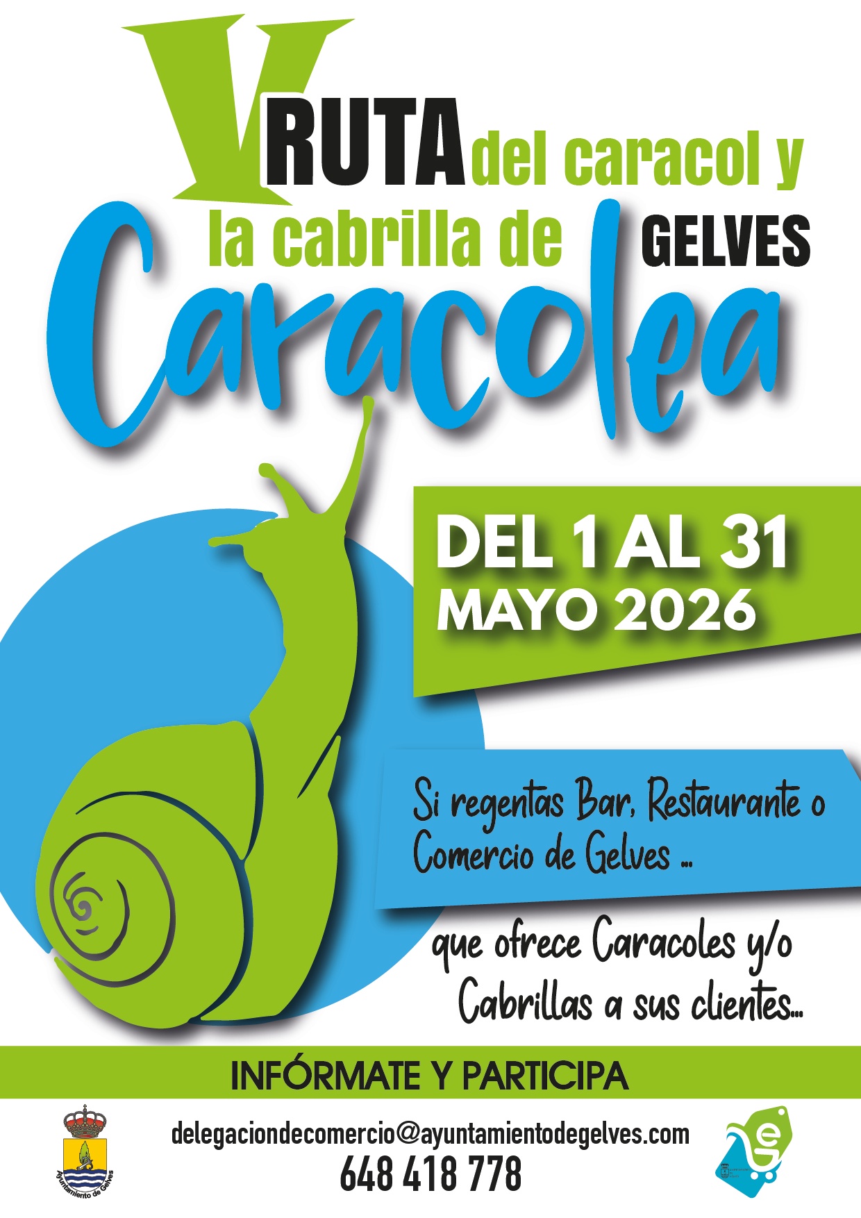 cartel caracolea 2026 establecimientos
