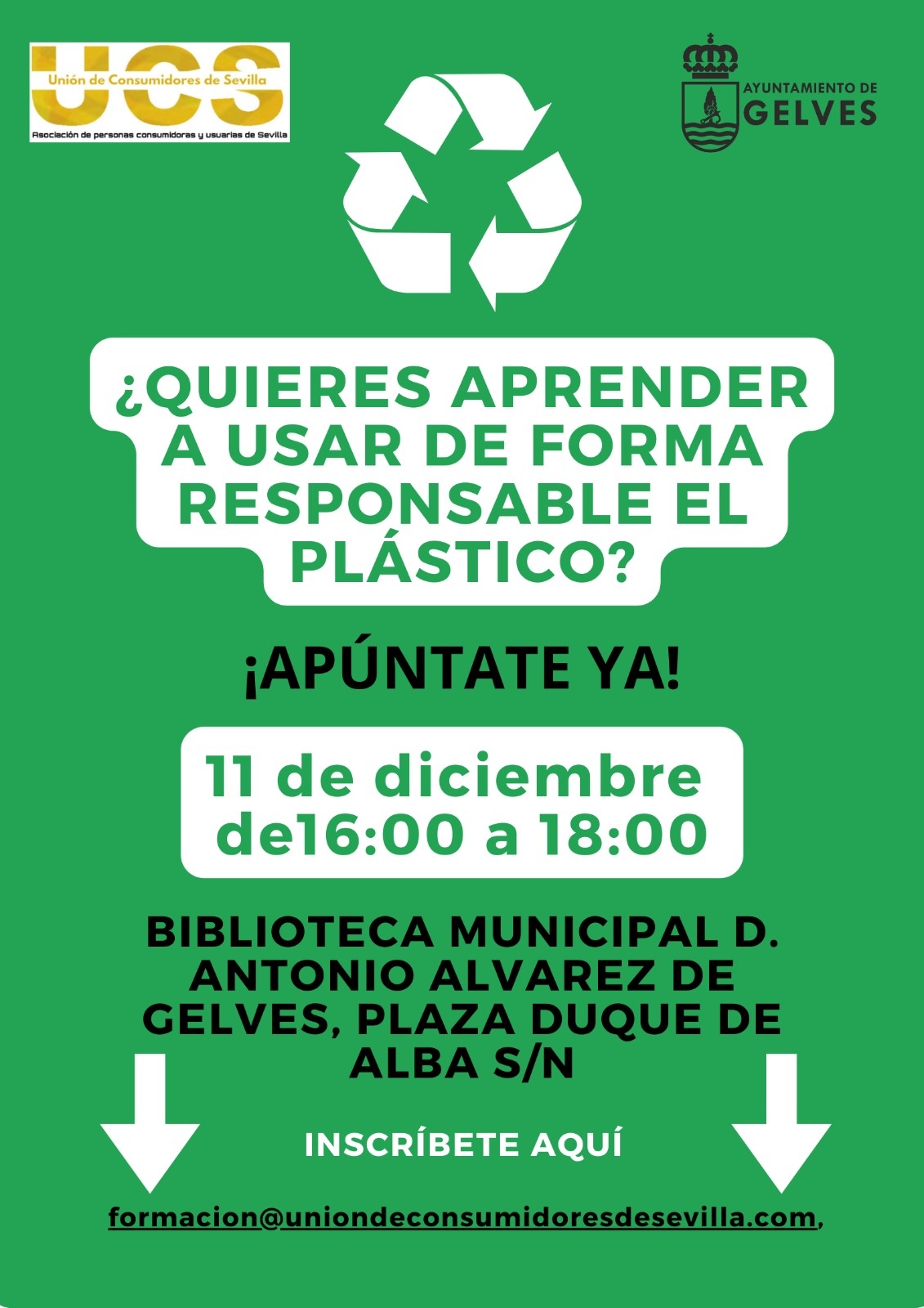 cartel reciclaje consumo 11 diciembre 24