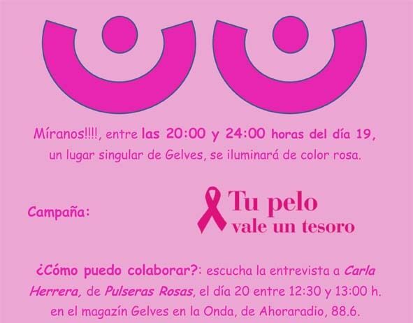 cartel lucha contra el cancer mama