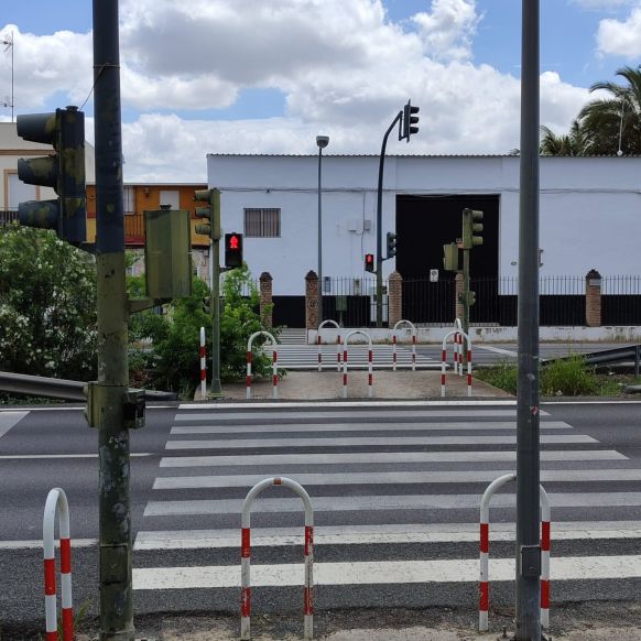 paso peatones travesia