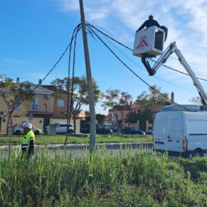 retiarad postes luz grua